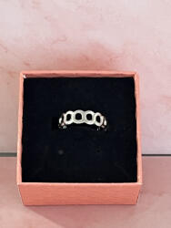 Pink Dream Beauty Chain Loop - láncszem nyitott gyűrű Szín: Ezüst