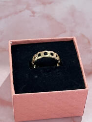 Pink Dream Beauty Chain Loop - láncszem nyitott gyűrű Szín: Arany