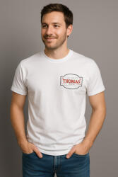 Thomas Jeans fehér keretes feliratos