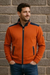 Thomas Jeans kardigán vállbetéttel tégla