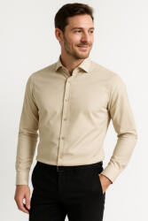 Thomas Jeans férfi slim fit ing bézs