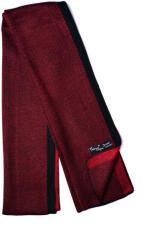 Thomas Jeans sál bordó oldalt csíkos