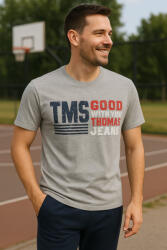 Thomas Jeans feliratos póló szürke