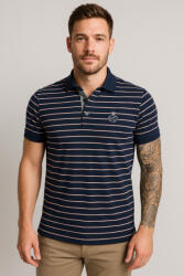 Thomas Jeans galléros vékony csíkos póló