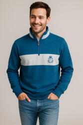 Thomas Jeans pulóver kék szürke csíkkal