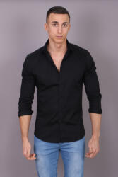 Thomas Jeans éjfekete hosszú ujjú ing