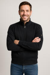 Thomas Jeans kardigán vállbetéttel fekete