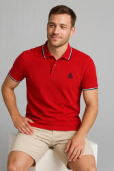 Thomas Jeans piké piros galléros póló