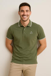 Thomas Jeans piké galléros póló katonazöld