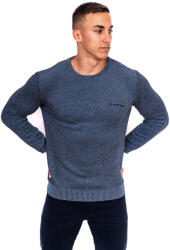 Thomas Jeans pulóver kék rizskötéses