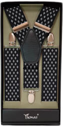 Thomas Jeans Nadrágtartó fekete fehér mintával