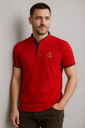 Thomas Jeans álló nyakú piros póló