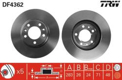 TRW Disc frana TRW DF4362 (DF4362) - automobilus
