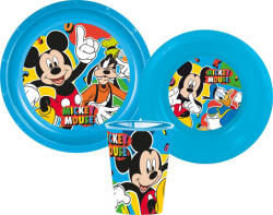Mickey Disney Mickey Cool Summer étkészlet, műanyag szett