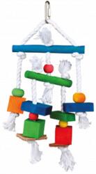 TRIXIE Colorful Bird Toy -Дървена, шарена играчка за папагали 24 см