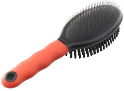 Ferplast Dog and cat carder and brush - Двустранна четка с метални зъбци за кучета и котки със средно и дълга козина, 23 x 6, 7 x h 5, 2 см
