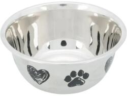 TRIXIE Stainless Steel Bowl - Купа за кучета за храна и вода с неплъзгащо дъно, 1000 мл