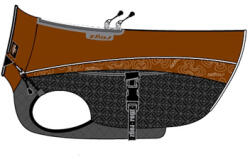 Rogz Sportskin Haină sportivă - maro 48
