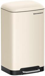 SONGMICS Pedálos szemetes, légmentes 30 literes szemetes, felhőfehér (LTB001A01)