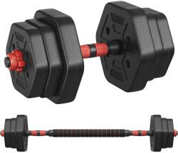 SONGMICS súlyzó készlet összekötő rúddal 20kg (SYL300B01)