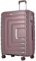 BONTOUR "Charm" 4-kerekes bőrönd TSA számzárral, L méretű, Lila (130843-Lavender)
