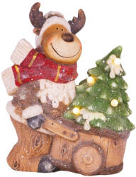 MagicHome Rénszarvas taligával 33,5x24x43 cm 8090923