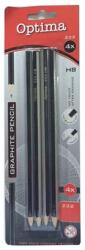 Optima Grafitceruza OPTIMA HB hatszögletű 4 darabos