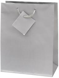 Creative Dísztasak CREATIVE Special Simple S 11cm x 13cm x 6 cm egyszínű ezüst zsinórfüles