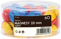 GRAND Táblamágnes GRAND 20mm 60 darabos vegyes színű