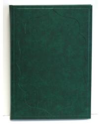  Vendégkönyv A/4 160 lapos sima zöld - rovidaruhaz