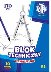 Astra Rajztömb műszaki ASTRA PAP A/3 170 g 10 lapos