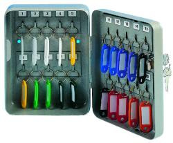 DONAU Kulcsszekrény DONAU fém 160x200x80 mm 20 kulcshoz szürke