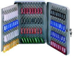 DONAU Kulcsszekrény DONAU fém 240x300x80 mm 140 kulcshoz szürke - rovidaruhaz