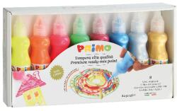 Primo Tempera PRIMO 50 ml 4 neon + 4 metál 8 darabos