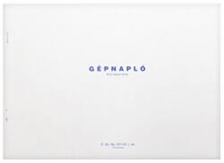  Nyomtatvány gépnapló fekvő A/4 50x2 példányos - rovidaruhaz
