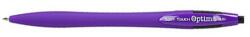 Optima Golyóstoll OPTIMA nyomógombos 521 lila - rovidaruhaz