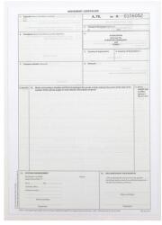  Nyomtatvány származási bizonyítvány A. TR - rovidaruhaz