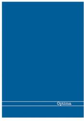 OPTIMA Beírókönyv franciakockás OPTIMA A/4 96 lapos keményfedelű vegyes színben