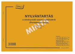  Nyomtatvány permetezési napló