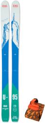 ZAG Ubac 95 Limited Edition Sífelszerelés - white/blue - 164 cM