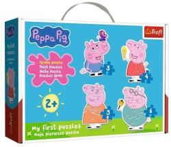 Trefl Baby Puzzle táskában - Első puzzle - Peppa malac (36137) (36137)