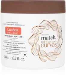 oBoticário Match. Science of Curves leöblítést nem igénylő ápolás a könnyű kifésülésért 450 ml