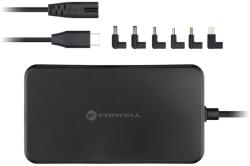 Forcell F-Energy E856 - laptop hálózati töltő, 6db csatlakozóval, 65W (TG-PT5903396376627)