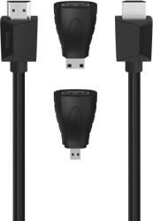 Hama 200705 HDMI Kábel, 4k, Ethernet, 1, 5 m, Fekete (hama-200705)