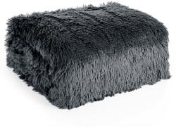 Eurofirany Tifany szőrme hatású takaró Acélszürke 150x200 cm (HS451410)