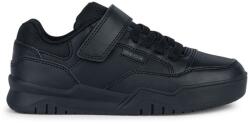 GEOX Geox, Tépőzáras műbőr sneaker, Fekete, 35 EU (J367RE0FE8VC9999-35)