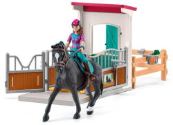 Schleich Horse Club horse box with Lisa & Storm, toy figure (42709) Figurina