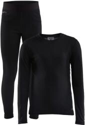 Craft Core Warm Baselayer Junior Black Gyermek termoszkészlet 86 cm