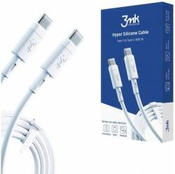 3mk Protection Cablu Date/Incarcare 3MK USB-C USB-C Hyper Silicone 60W 1m Alb