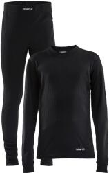 Craft Core Dry Baselayer Junior Black Gyermek termoszkészlet 110 cm